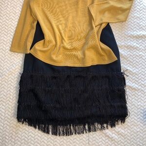 Worthington Petite fringe pencil skirt